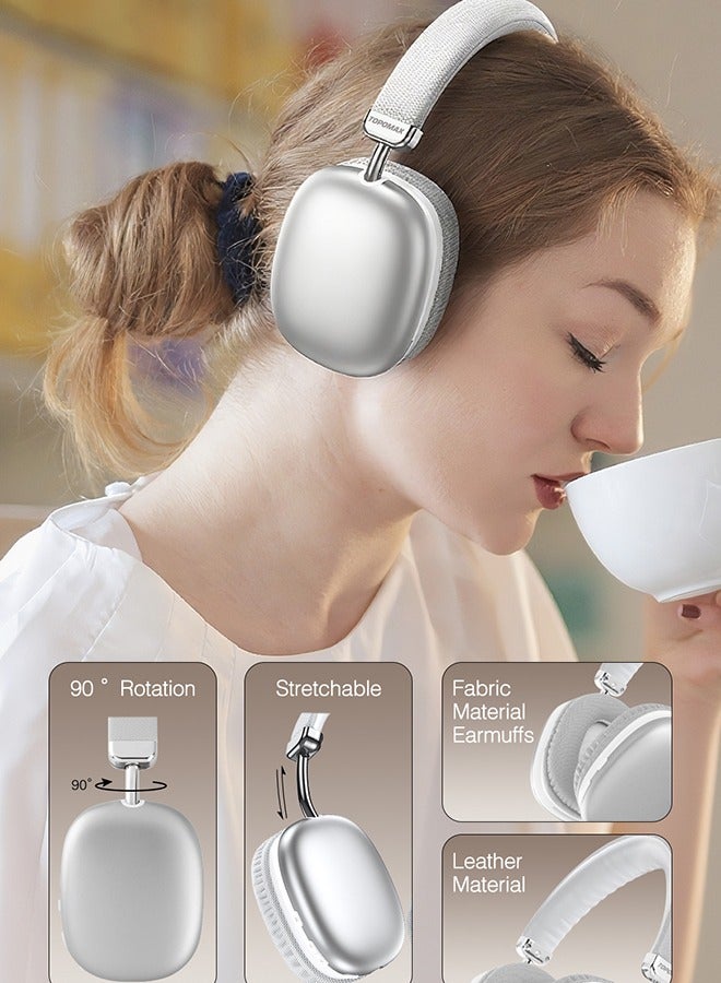 Black Wireless Over-Ear Headphones Enjoy Wonderful Music With Headphones - Image 4